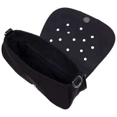 Crocs Czfb0030 Crossbody With Eva Front Flap 18X20X7 Çapraz Siyah Unisex Çanta - 4