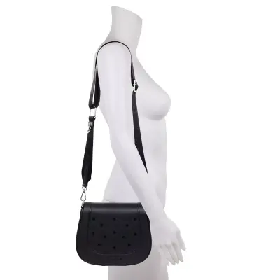 Crocs Czfb0030 Crossbody With Eva Front Flap 18X20X7 Çapraz Siyah Unisex Çanta - 5