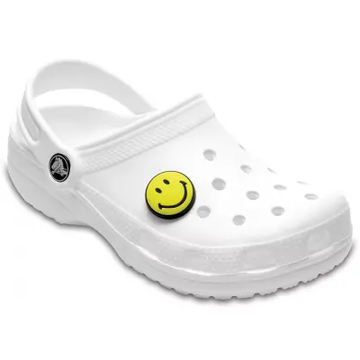 Crocs Jibbits Sarı Smiley Terlik Süsü - 2