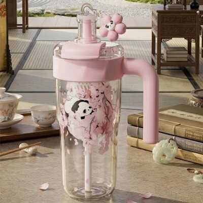 Diller D2513 860 Ml Tritan Su Matarası Pembe Unisex Suluk & Matara - DILLER (1)
