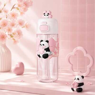 Diller D2517 600 Ml Tritan Su Matarası Pembe Unisex Suluk & Matara - 3