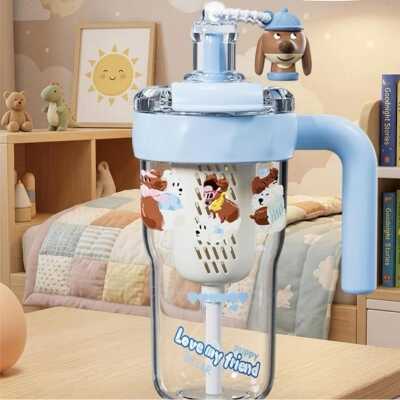 Diller D2533 860 Ml Tritan Su Matarası Mavi Unisex Suluk & Matara - DILLER (1)