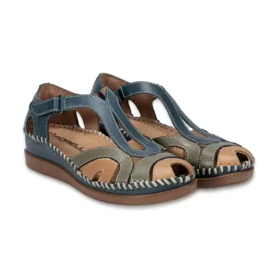 Forelli 22521Z Sally Comfort Lacivert Kadın Sandalet - 3