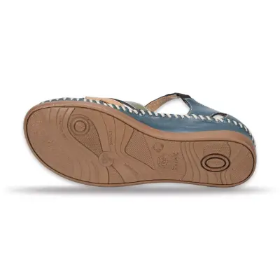 Forelli 22521Z Sally Comfort Lacivert Kadın Sandalet - 5