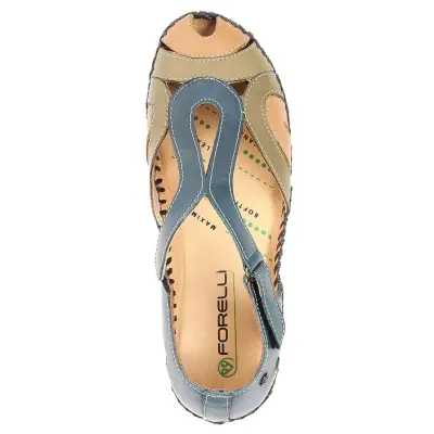 Forelli 22521Z Sally Comfort Mavi Kadın Sandalet - 3