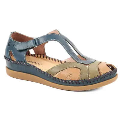 Forelli 22521Z Sally Comfort Mavi Kadın Sandalet 