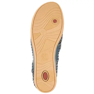 Forelli 22521Z Sally Comfort Mavi Kadın Sandalet - 5