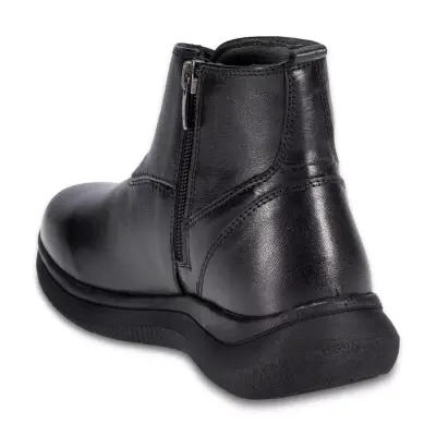 Forelli 27957 Eldo Comfort Fermuarlı Siyah Kadın Bot - 4