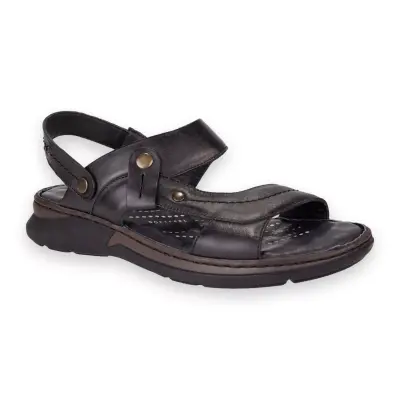 Forelli 40507 Ural Deri & Siyah Erkek Terlik - 1