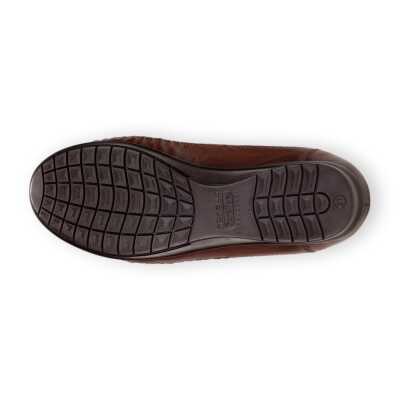 Forelli 51301 Teresa Hakiki Deri Comfort Taba Kadın Ayakkabı - 5