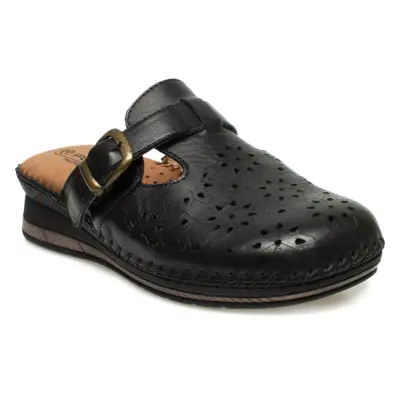 Forelli 80625 Cary-H Tek Toka Siyah Kadın Terlik - 1
