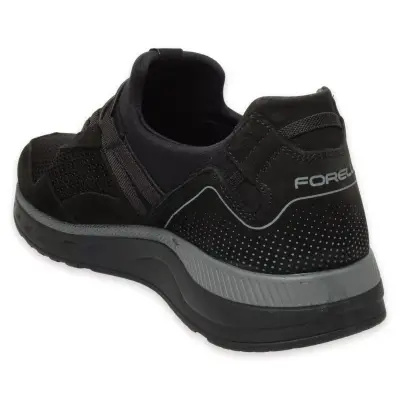 Forelli Cedric 46002 Comfort Günlük Siyah Erkek Spor Ayakkabı - 4
