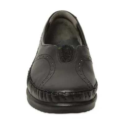 Forelli Gulis 48007 Günlük Deri Siyah Kadın Ayakkabı - 3