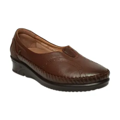 Forelli Gulis 48007 Günlük Deri Taba Kadın Ayakkabı - 1