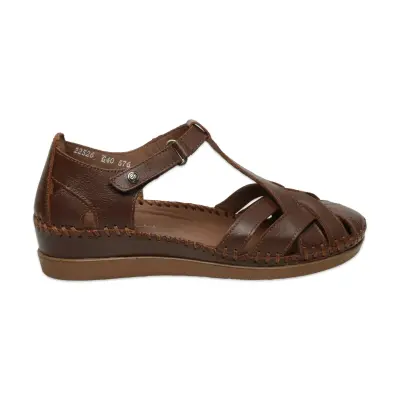 Forelli Larni-Z 22526 Günlük Kahverengi Kadın Sandalet - 7