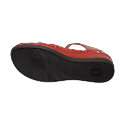 Forelli Larni-Z 22526 Günlük Kırmızı Kadın Sandalet - 5