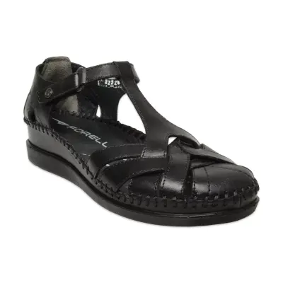 Forelli Larni-Z 22526 Günlük Siyah Kadın Sandalet - 1