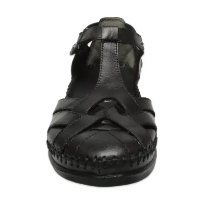 Forelli Larni-Z 22526 Günlük Siyah Kadın Sandalet - 3