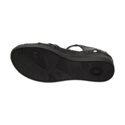 Forelli Larni-Z 22526 Günlük Siyah Kadın Sandalet - 5