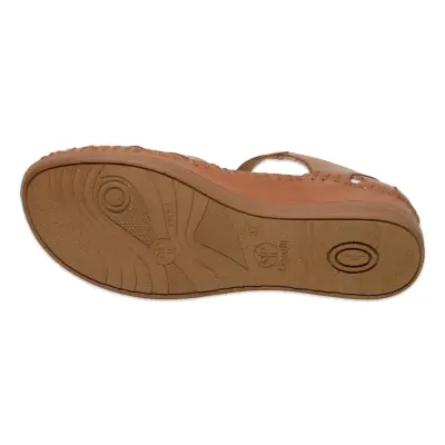 Forelli Larni-Z 22526 Günlük Taba Kadın Sandalet - 5