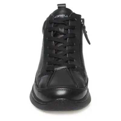 Forelli Neva 27954 Comfort Deri Siyah Kadın Bot - 3