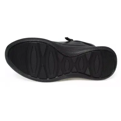 Forelli Neva 27954 Comfort Deri Siyah Kadın Bot - 5