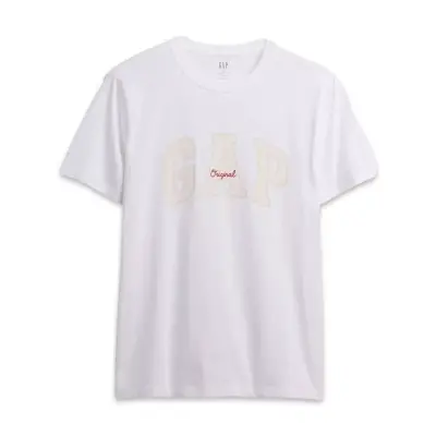 Gap 542246 V-Frch Everyday Sof Tee T Kırık Beyaz Erkek T-Shirt - 5