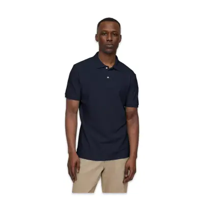 Gap 550531 -Stretch Pique Polo T Lacivert Erkek T-Shirt - 1