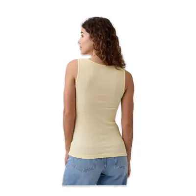 Gap 585421 V-Sl Bf Tank Gap Atlet Sarı Kadın Atlet - GAP (1)