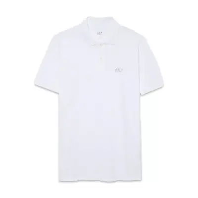 Gap 586306 F-Logo Pk Polo Beyaz Unisex T-Shirt 