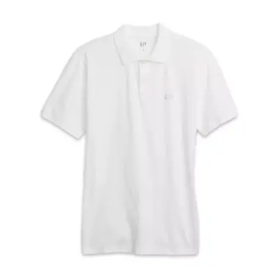 Gap 586306 F-Logo Pk Polo Beyaz Unisex T-Shirt - 4