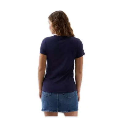 Gap 72955 V-Gap Ss Clsc Tee T Lacivert Kadın T-Shirt - GAP (1)
