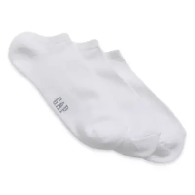 Gap 733793 V-Basic Ankle 3Pk Socks Beyaz Unisex Çorap 