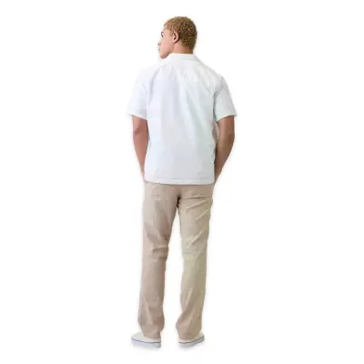 Gap 873627 V-Straight Linen Cotton Pant Haki Erkek Pantolon - 4