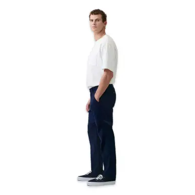 Gap 873627 V-Straight Linen Cotton Pant Lacivert Erkek Pantolon - GAP (1)