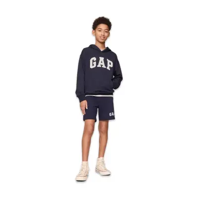 Gap 890929 V-Frch Ft Logo Tapestry Şort Lacivert Erkek Çocuk Şort - 3