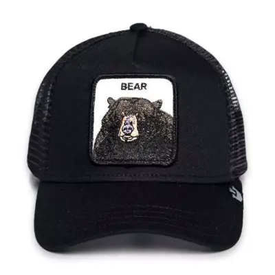Goorin Bros 101-0479 Black Bear The Farm Siyah Unisex Şapka - 1
