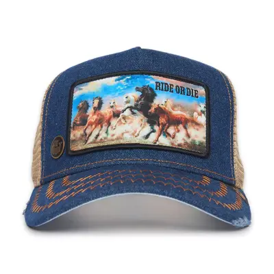 Goorin Bros 101-1233 Model No 21D302D13 The Farm Mavi Unisex Şapka - 1