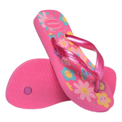 Havaianas 4000052 Kids Flores Parmak Arası Çok Renkli Erkek Çocuk Terlik - 4