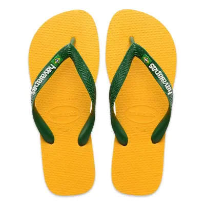 Havaianas 4110850 Brasil Logo Parmak Arası Sarı Unisex Terlik 