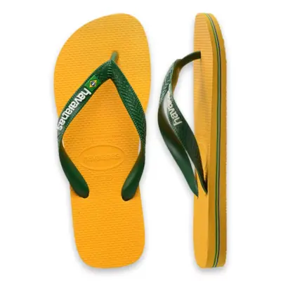 Havaianas 4110850 Brasil Logo Parmak Arası Sarı Unisex Terlik - 4