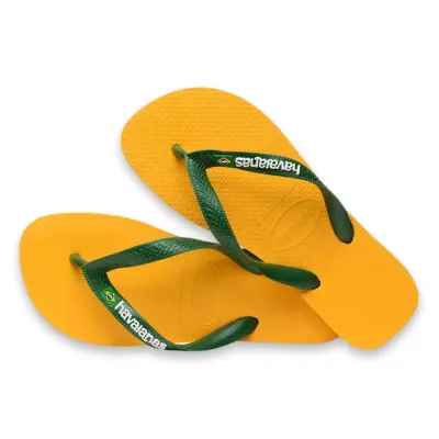 Havaianas 4110850 Brasil Logo Parmak Arası Sarı Unisex Terlik - 5