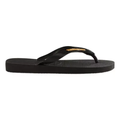 Havaianas 4127244 Top Logo Metallic Parmak Arası Siyah-Beyaz Kadın Terlik - havaianas (1)