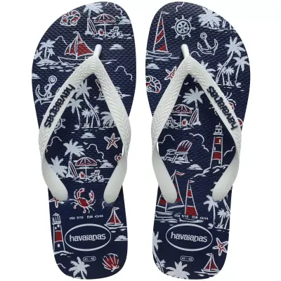 Havaianas 4137126 Top Nautical Parmak Arası Lacivert Unisex Terlik - 1