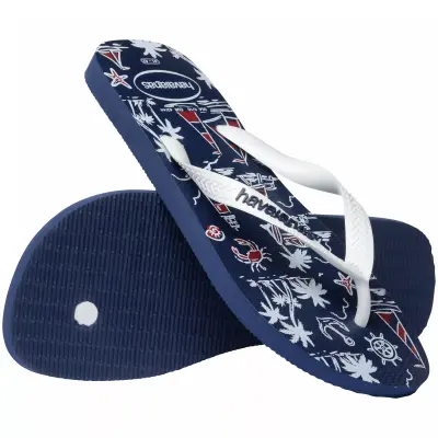 Havaianas 4137126 Top Nautical Parmak Arası Lacivert Unisex Terlik - 4