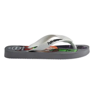 Havaianas 4145125 Kids Minecraft Parmak Arası Gri Erkek Çocuk Terlik - 3