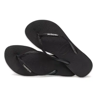Havaianas 4146093 Slim Sparkle Ii Parmak Arası Siyah Kadın Terlik - 4