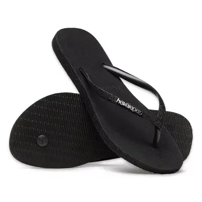 Havaianas 4146093 Slim Sparkle Ii Parmak Arası Siyah Kadın Terlik - 5