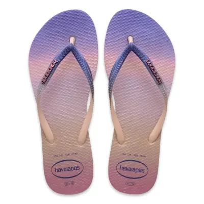 Havaianas 4146908 Slim Gradient Sunset Parmak Arası Lila Kadın Terlik - 1