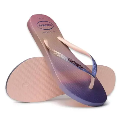 Havaianas 4146908 Slim Gradient Sunset Parmak Arası Lila Kadın Terlik - 5